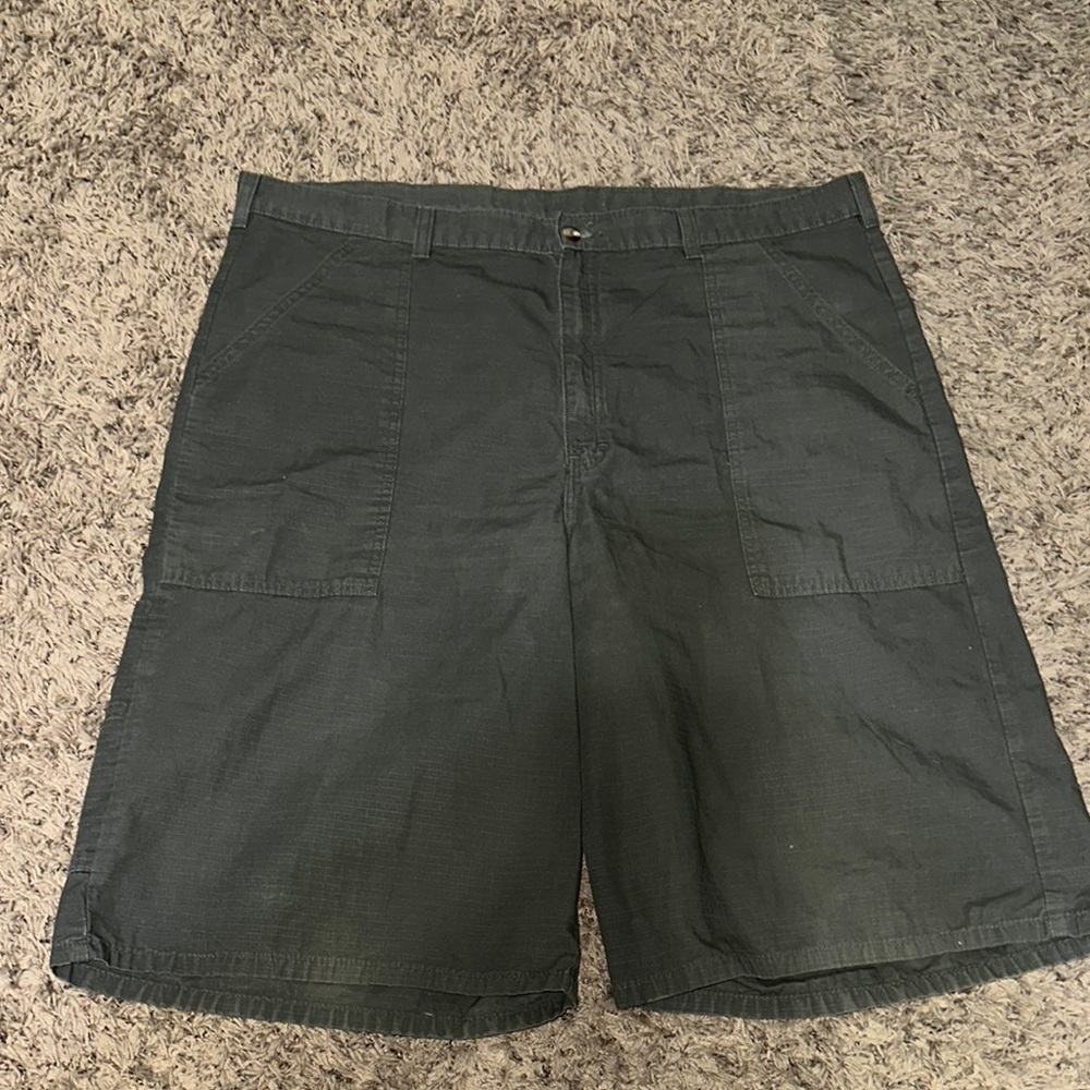 Dickies Olive Green Cargo Shorts with Flat Front size 40